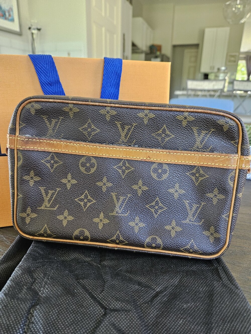 Louis Vuitton Monogram Compiegne 23 Clutch Bag